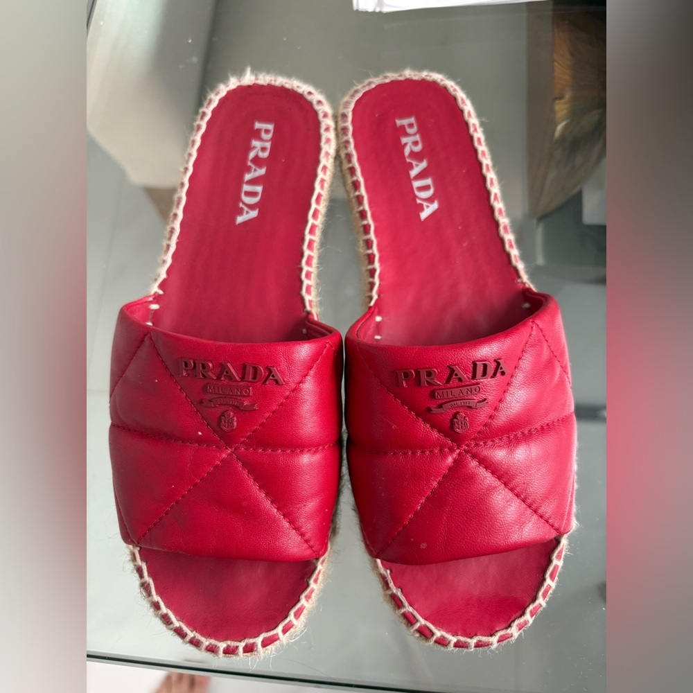 Prada espadrilles sandals